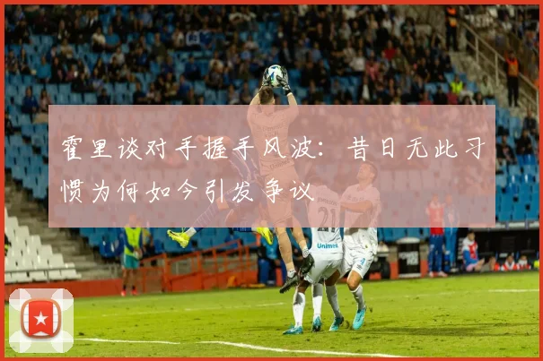 霍里谈对手握手风波：昔日无此习惯为何如今引发争议